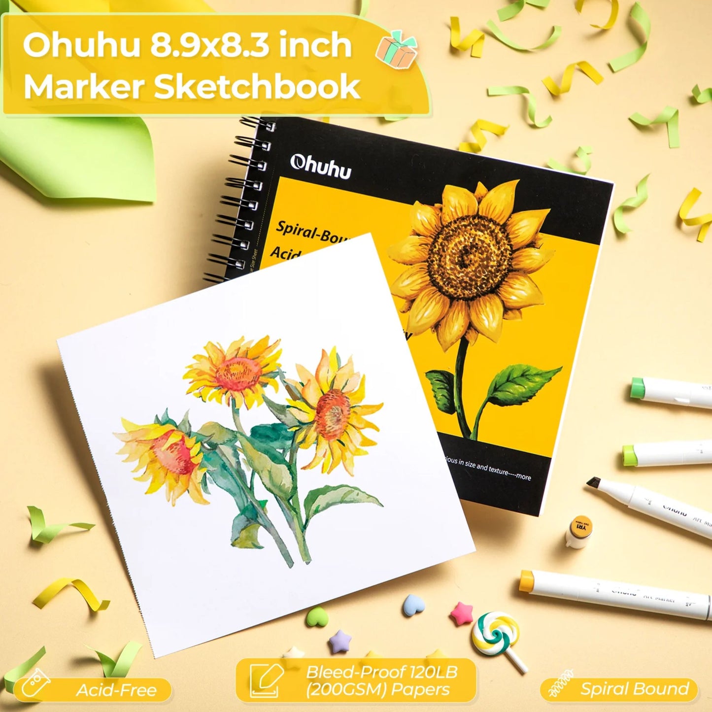 Ohuhu Markers Gift Box
