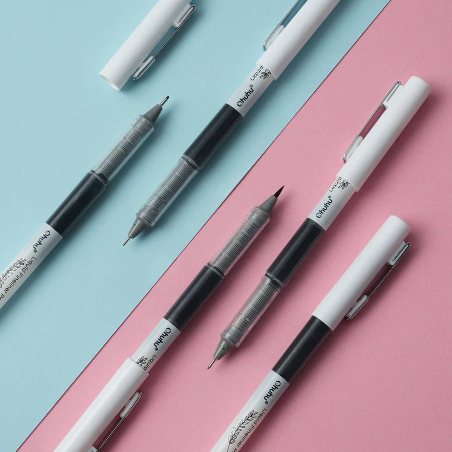Ohuhu Kohala Pens: Set de 9 rotuladores tinta líquida