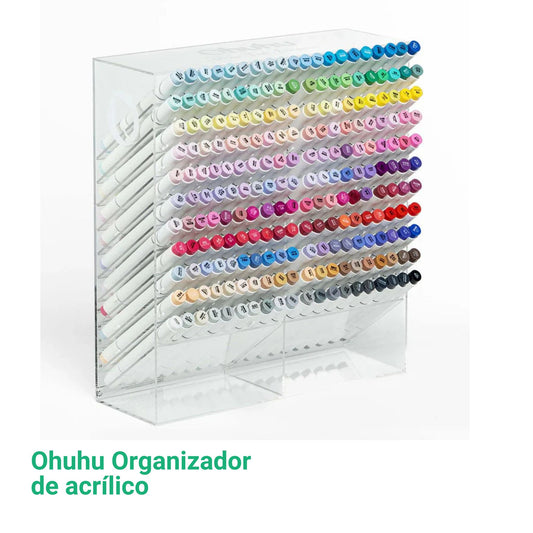 Ohuhu Organizador de acrílico para marcadores